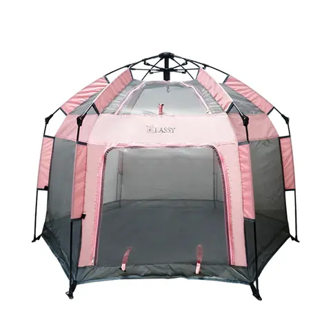 핑크 및 블루 컬러 야외 캠핑 어린이 티피 놀이 텐트, 소년 소녀용 사랑스러운 어린이 텐트