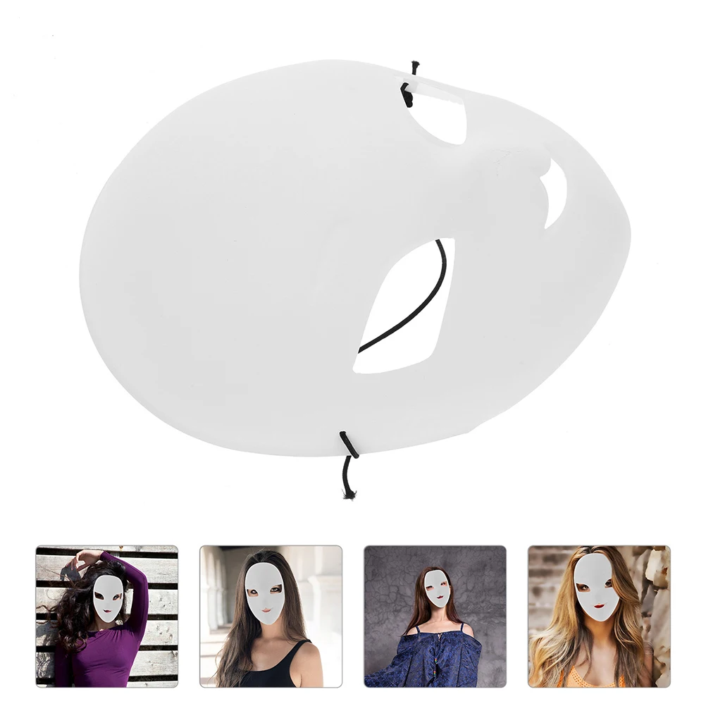 2 個ブランクキツネマスクコスプレパーティー手動装飾プラスチックペイント塗装可能な DIY