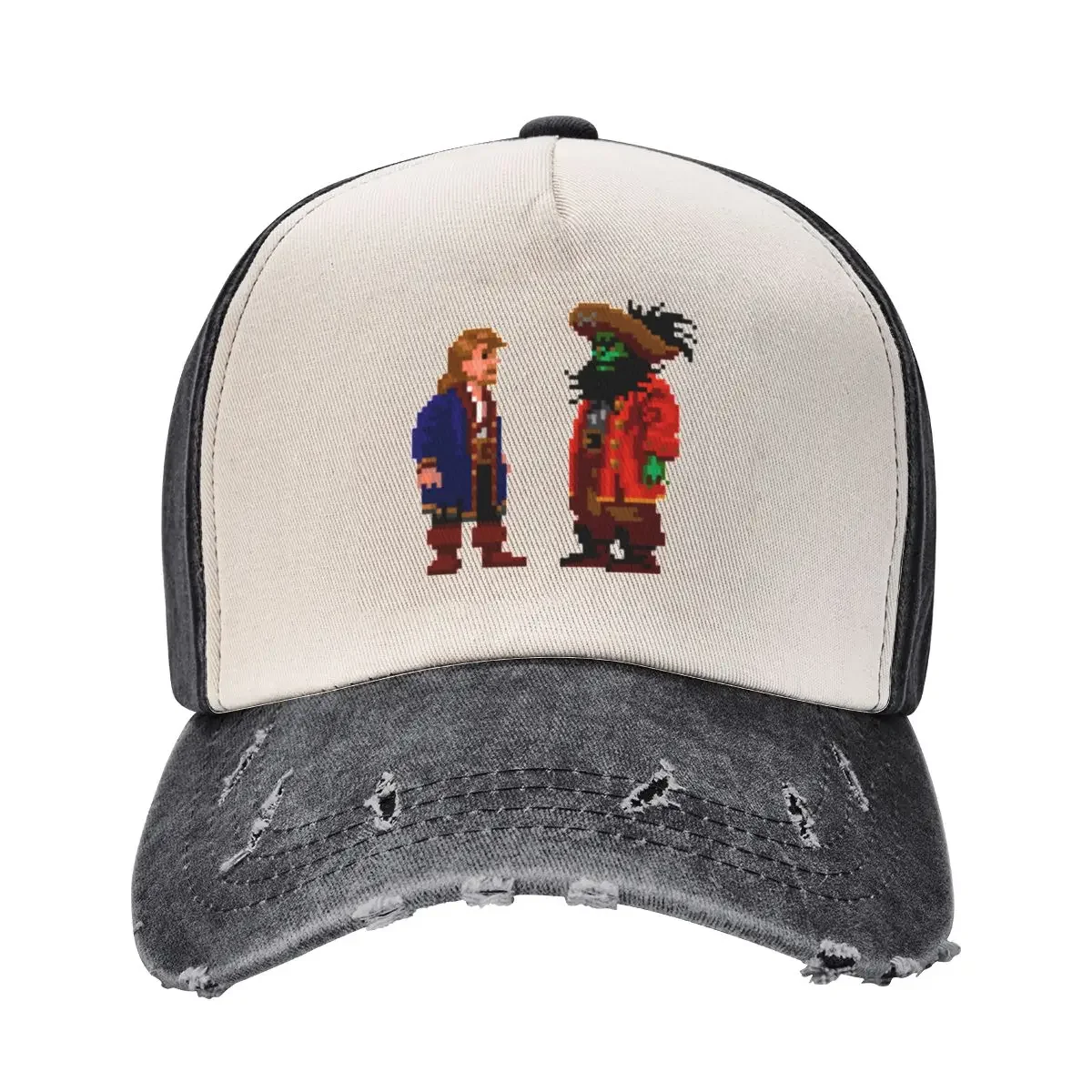 Guybrush & LeChuck (Monkey Island 2) Baseball Cap Hat Man Luxury Military Cap Man derby hat Beach Outing Men's Luxury Women's