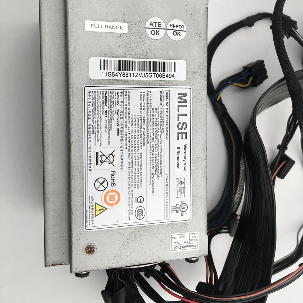 Imagem -03 - Fonte de Alimentação para Lenovo Thinkstation C20 C20x 725w Fsp80009len 54y8842 54y8840