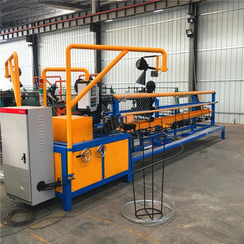 Making Machine Fully Automatic Weaving Double Wire Mesh Chain Link Machinery Stainless Steel Chain Making Machine