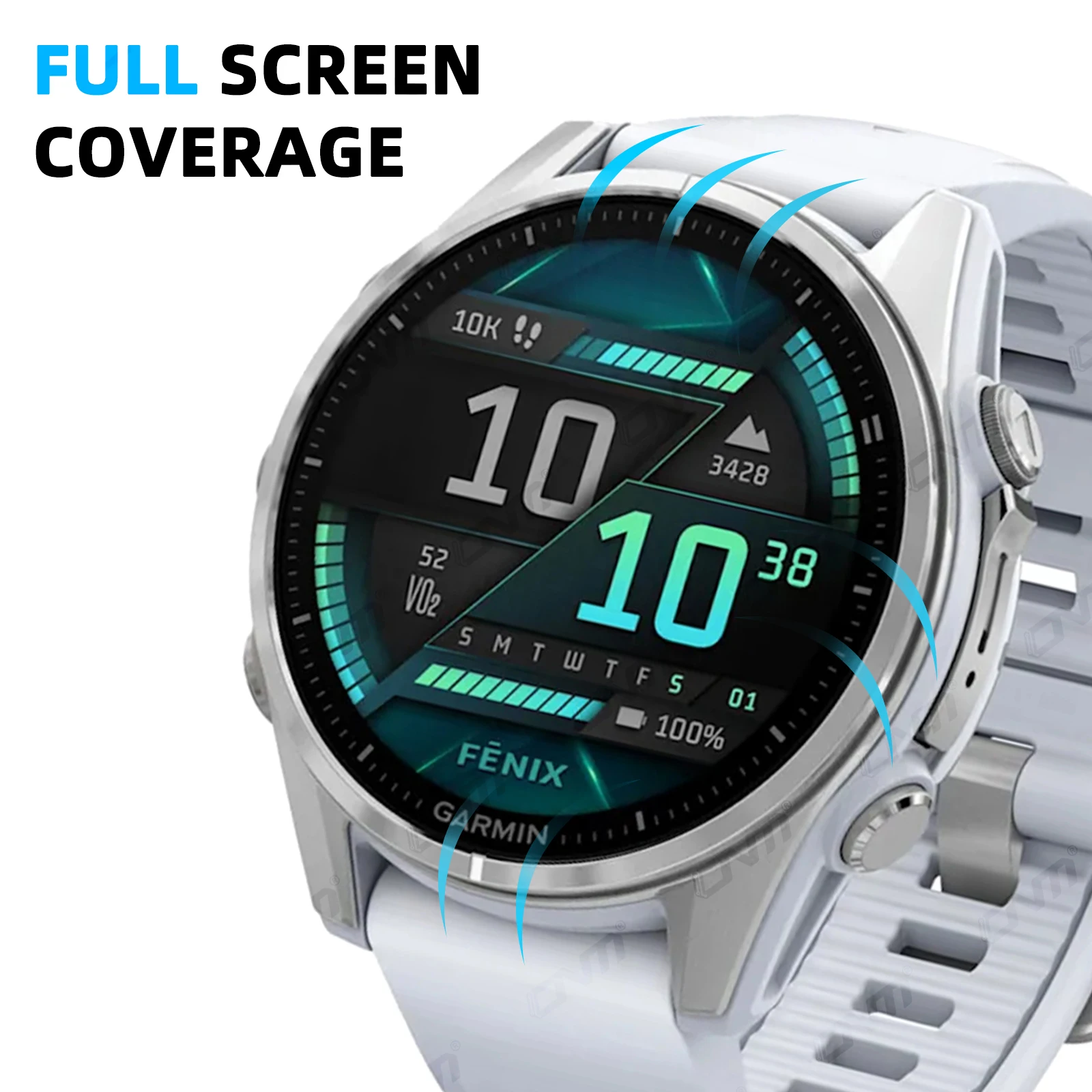 SOFT Protection Film for Garmin Fenix 8 51/47/43mm AMOLED Solar Screen Protector Clear HD Anti-scratch Film Accessories