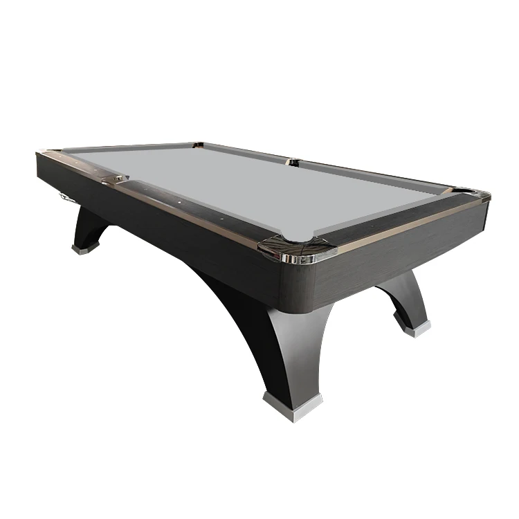 High-end professional solid wood billiards modern pool table with natural slate