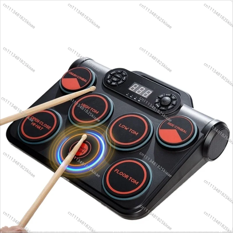 For Portable Electric Drum Charging Desktop Drum Kit Pad Mobile Phone Play Accompaniment Smart Running Field Outdoor Performance