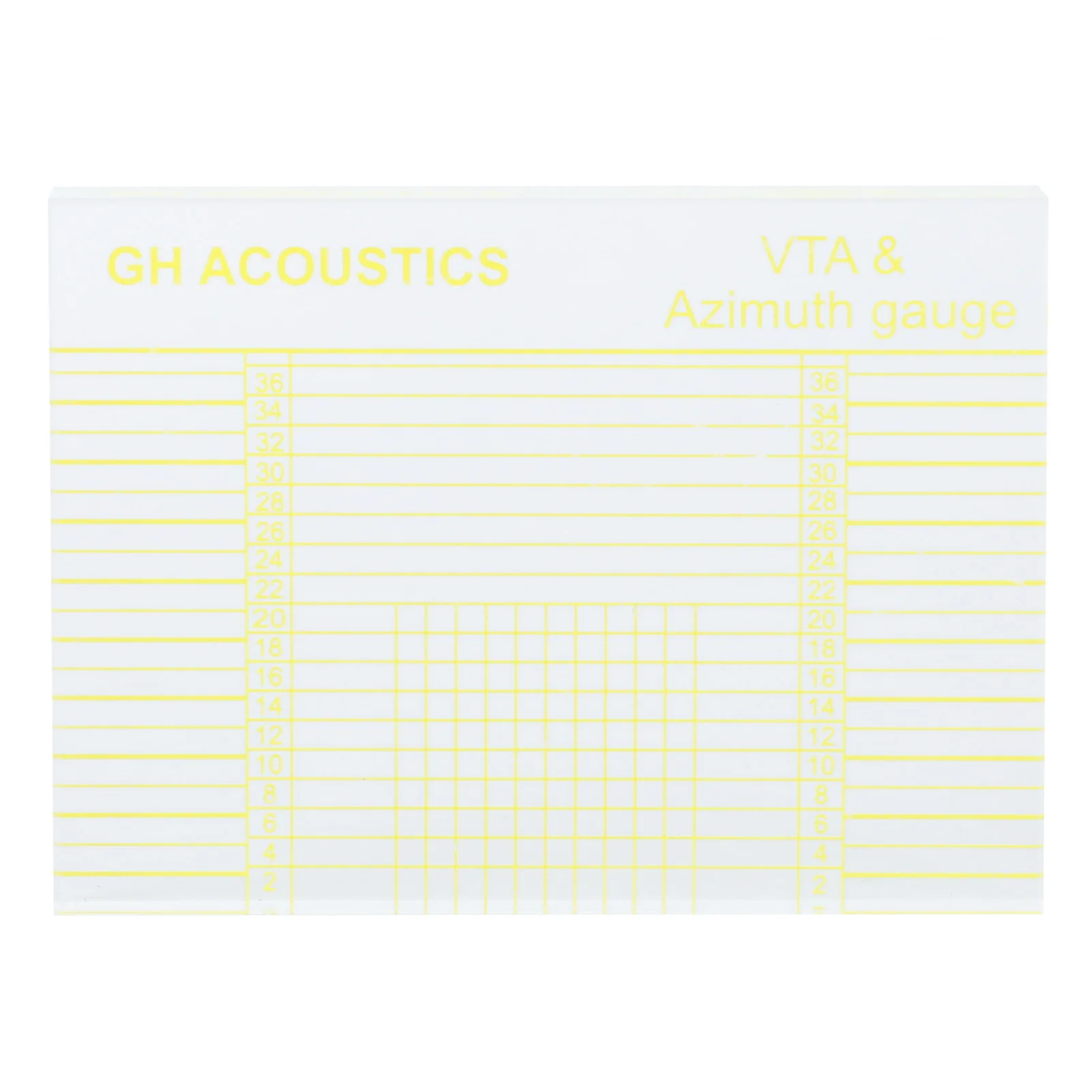 Phonograph Alignment Ruler Phonograph Tonearms VTA Azimuth Gauge Alignment Block Ruler Headshell Aligning Accessory