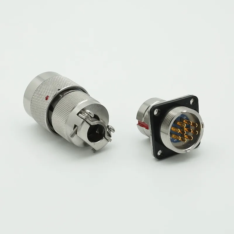 Y27 series Y27F-1610TJL-III-B 10-core circular push-pull electrical connector, aerial plug, source factory