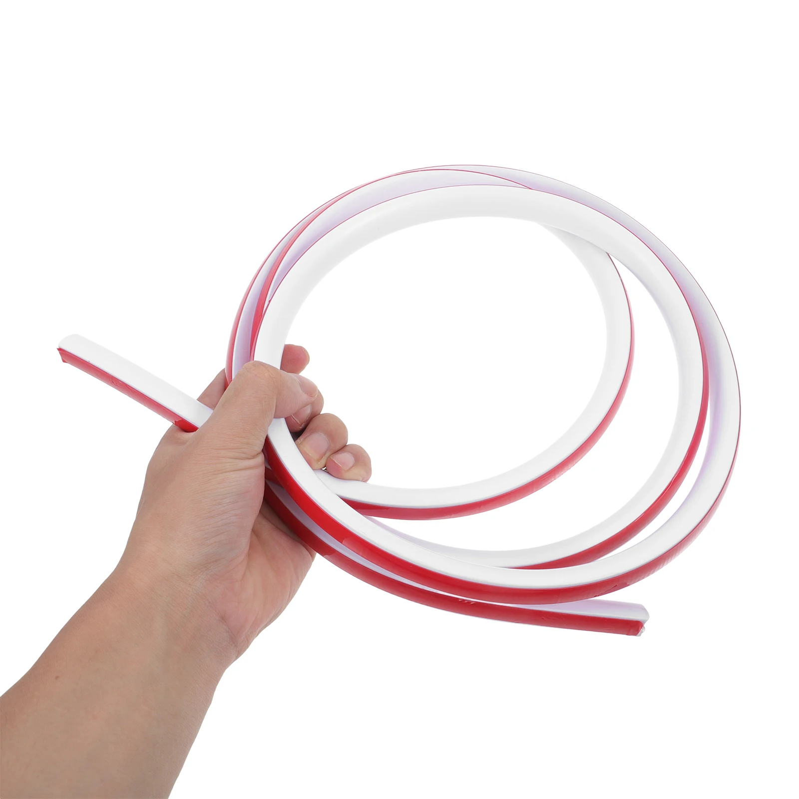 

PVC Wall Corner Trim 2M White Flexible Molding Strip for Shower Bathtub Edge Decor Bathrooms Quarter Round Rubber Sealing