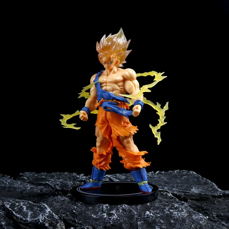 

21cm Dragon Ball Son Goku Anime Figure toys model Action Figures statue Collection Desktop decoration Pendant kid birthday Gift