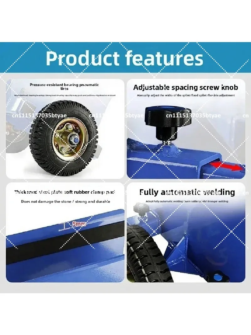 Two-Wheel Heavy Duty Plywood Dolly for Stone, Granite, Marble & Glass – Labor-Saving Moving Cart