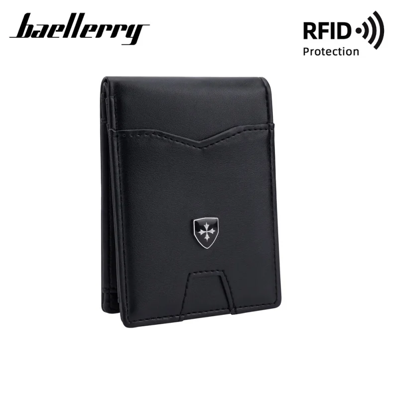 

Men Wallet PU Leather Short Card Holder Men Purse Business Thin Male Fold Wallet