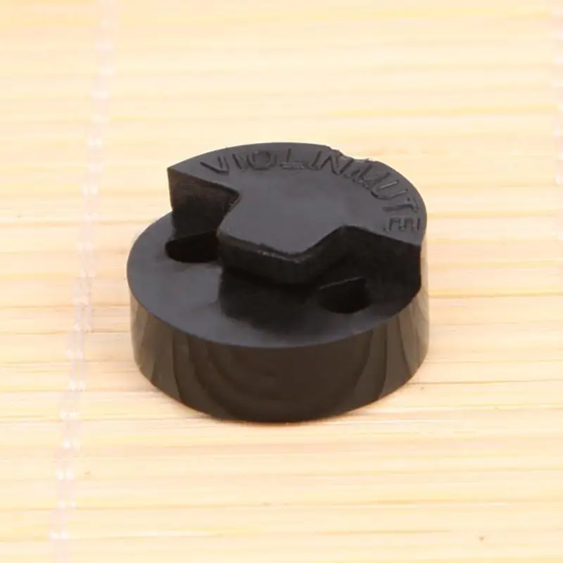 M5TC 1Pc Acoustic Rubber Violin Mute Fiddle For Violin Sourdine Tools Black