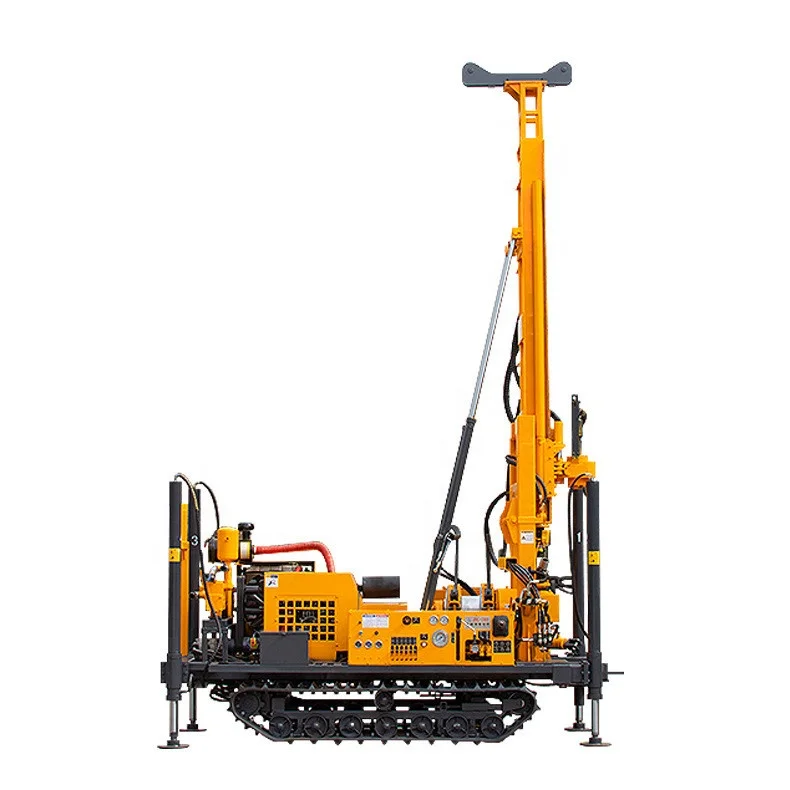 JDL-280 Mechanical Top Drive Dual Purpose Water Air Well Drilling Rig Price Advantage Condition Crawler Type Engine Core