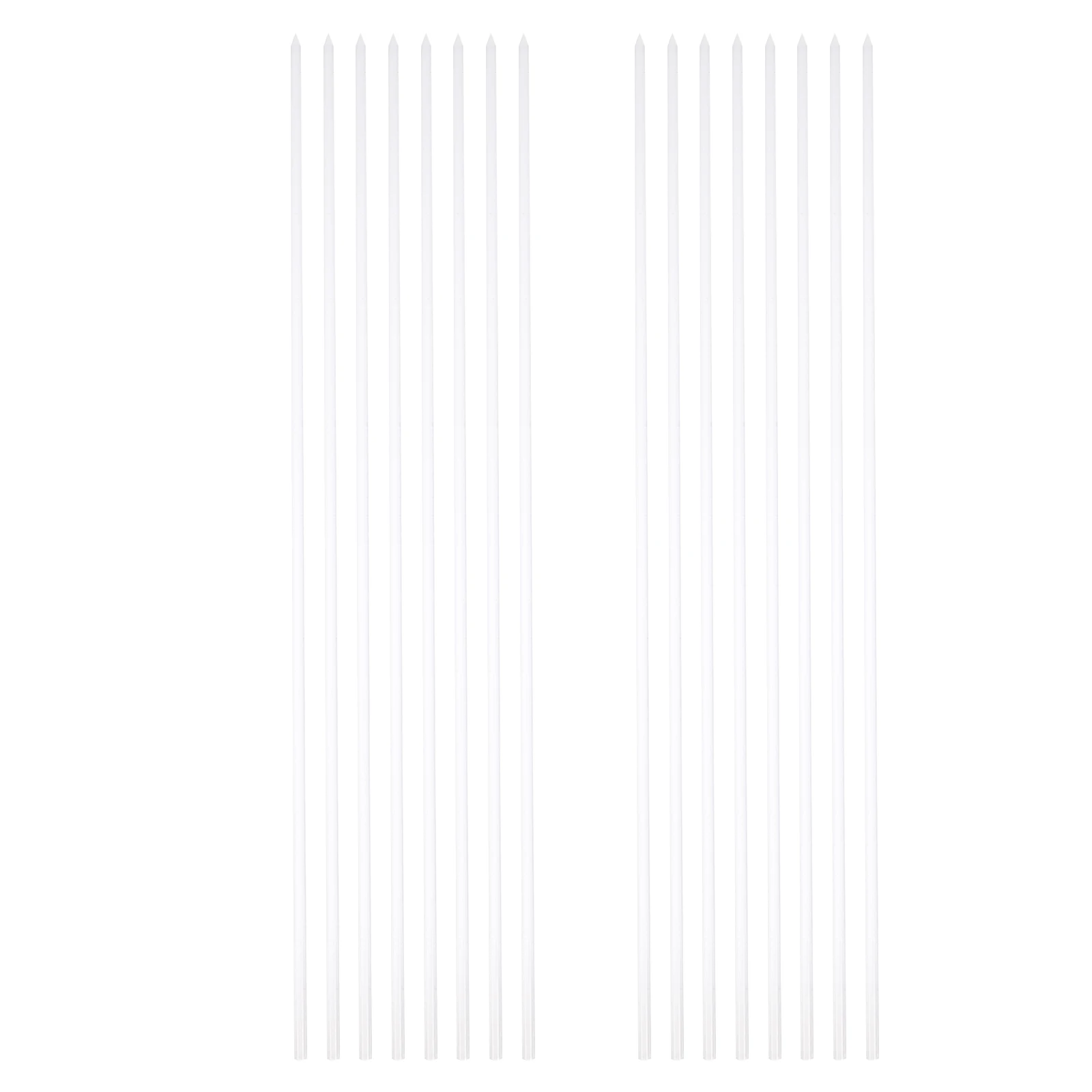 16Pcs Clear Plant Stakes Acrylic Sticks for Orchids Indoor Outdoor Use Durable Support Transparent Design Easy Install