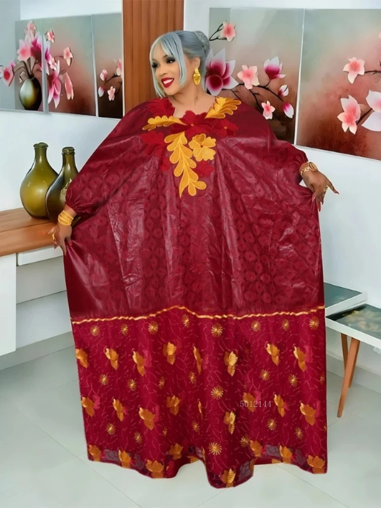 

2026 африканские платья для женщин Дашики традиционное платье Базен с вышивкой Анкара белые халаты Нигерия свадебное вечернее платье