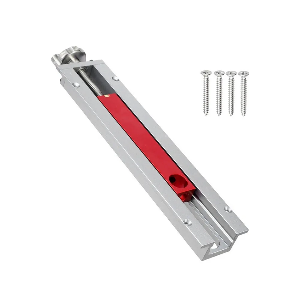Quick Release Woodworking Tail Vise for Bench Table CNC Aluminum Construction 0-110 mm Travel Stainless Steel Guide Screw