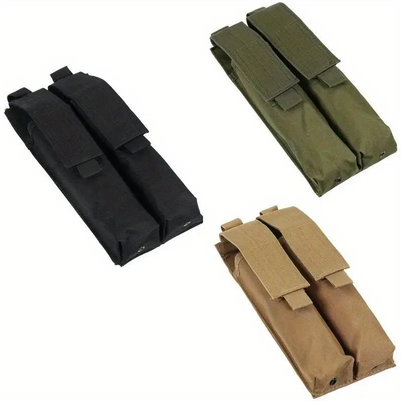 Bolsa Táctica Molle para Cargadores Dobles P90 Airsoft, Riñonera Utilitaria para Caza al Aire Libre, Bolsas de Descarga UMP para Cargadores