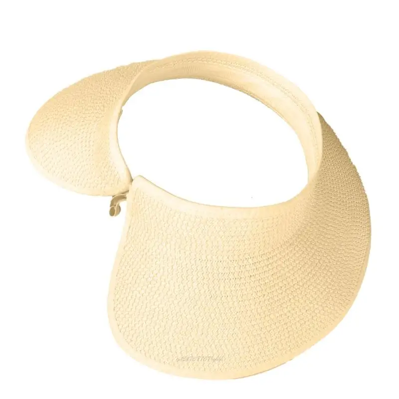 X5xa klassisch breit geknimmte Sonnenvisoren für Frauen, perfekt für Strandferien und Outdoor -Abenteuer