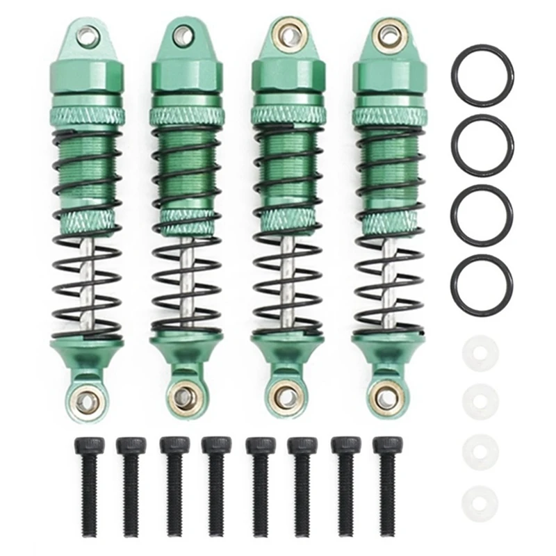 4Pcs Metal Front And Rear Shock Absorber For Traxxas Latrax Teton Desert Prerunner SST 1/18 RC Truck Car Upgrade Parts