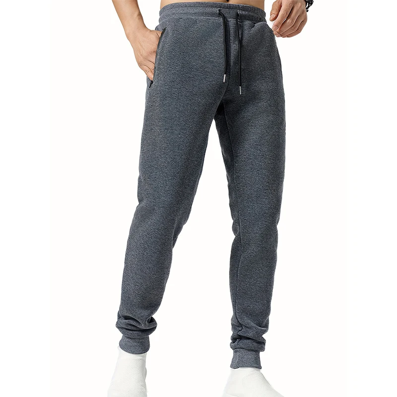 Viser de survêtement athlétiques décontractés pour hommes, joggeurs d'entraînement, pantalons de printemps et d'automne, taille élastique, proximité, Wstring, fjt