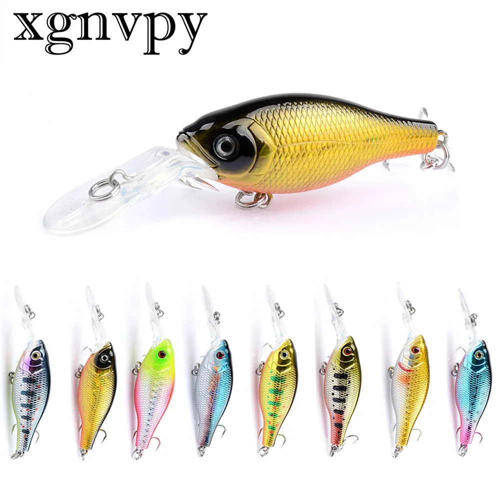 Xgnvpy-Cebo de boca de lengua larga, dispositivo de pesca falso de 8,9 CM/8G, Ya, Rock, Little Fat Man, novedad