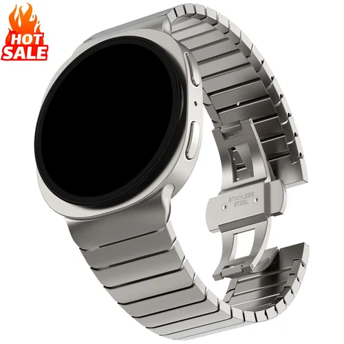 Correa De Acero Inoxidable Sin Huecos Para Samsung Galaxy