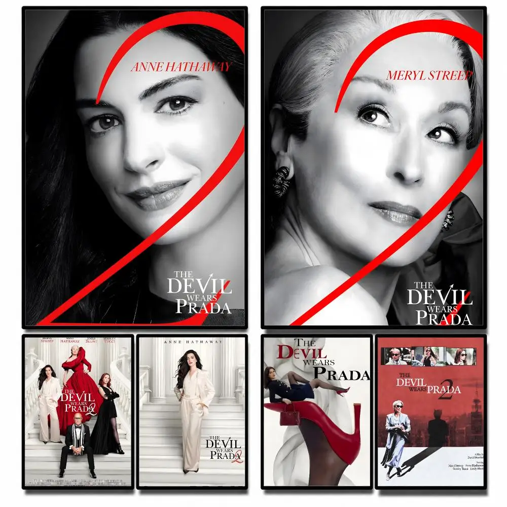 Movie The Devil Wears Prada Poster High-definition  stickers, suitable for bedroom, living room, home decoration
