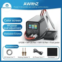 AWithZ Farah Capacitor UF20B Spot Welding Machine Energy Gathering Welding 0.4mm Solderable Copper for Phone PCB Welding Repair