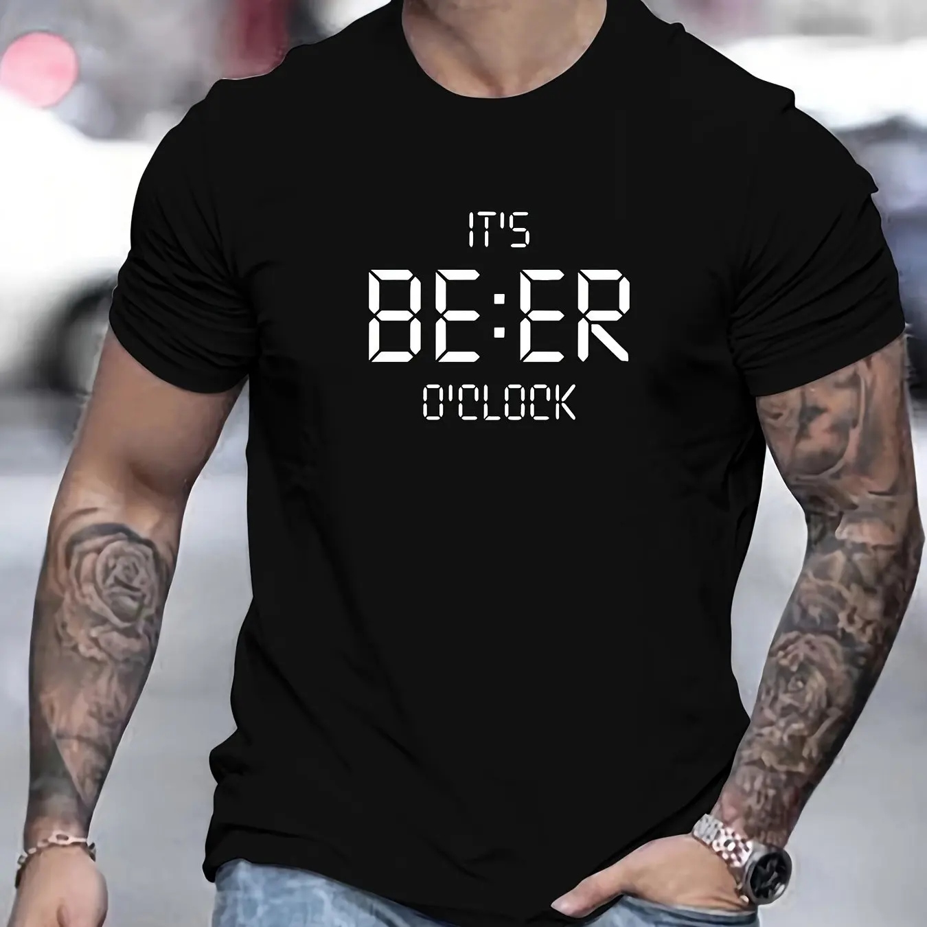 Men Funny Beer'cloc… - image
