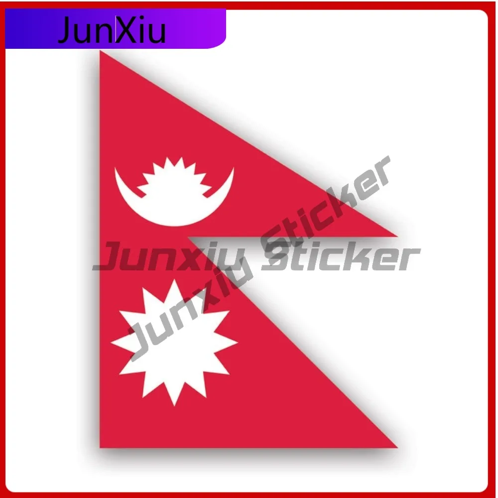 

Nepalese Flag Stickerwaterproof Outdoor Decalsnepal Npl Funny Window Waterproof Vinyl Decal For Motorcycle Helmet High Quality