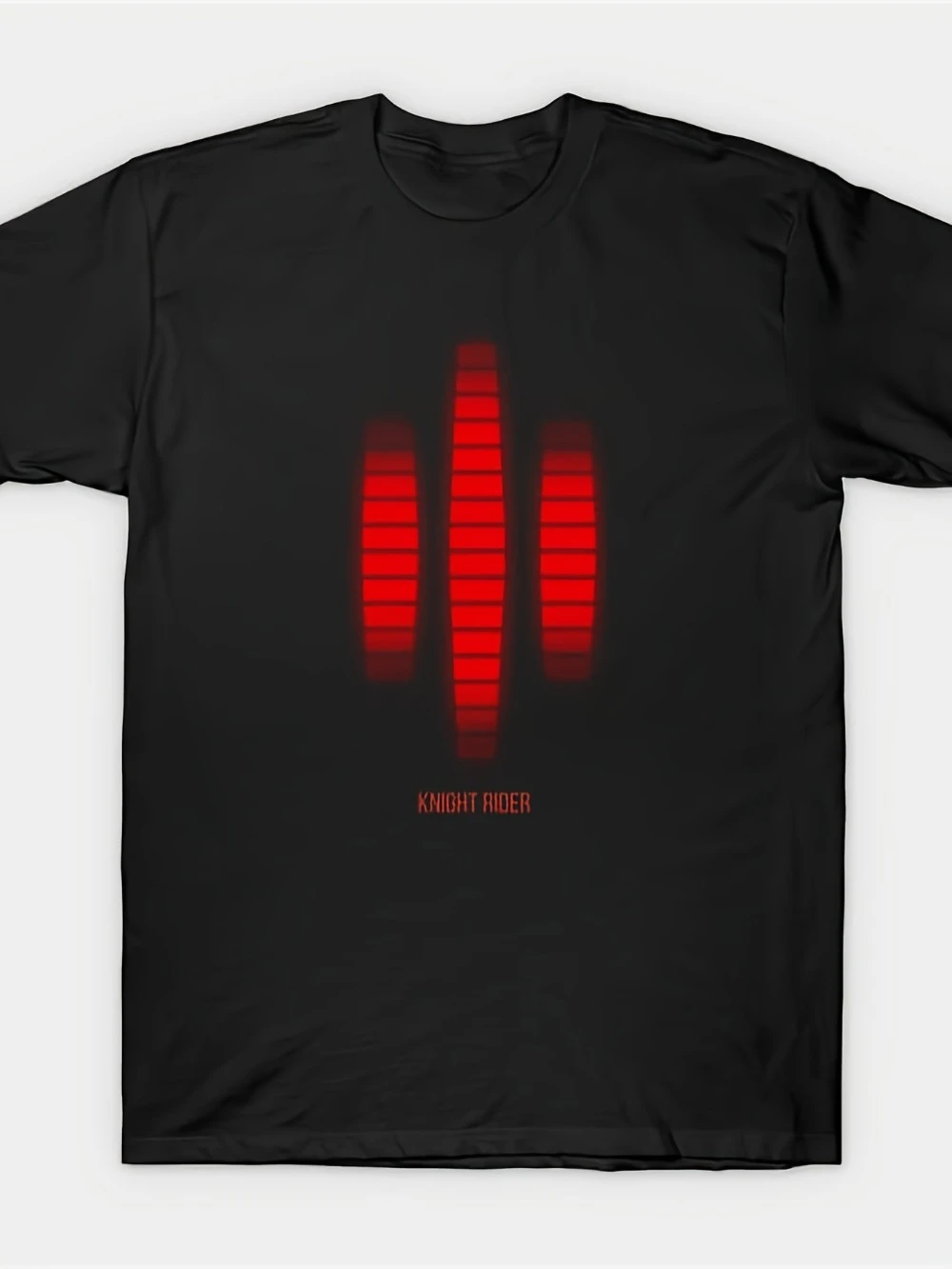 Knight Rider Voice Box T-Shirt with KITT Design Iconic Voice Module Graphic Casual  Tee for 80s TV Show Fans Nostalgic Apparel