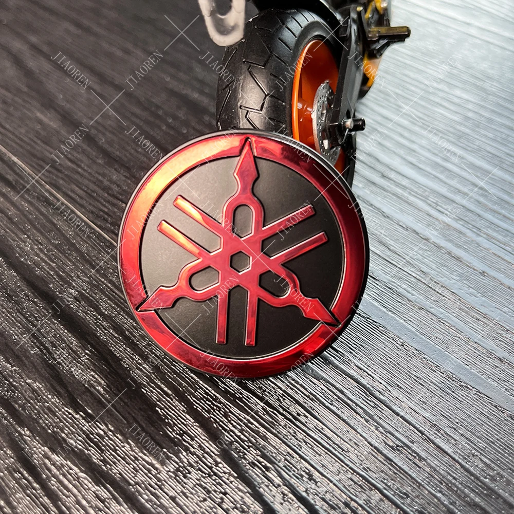 الفضة لياماها ملصق 3D شعار خزان شعار مائي