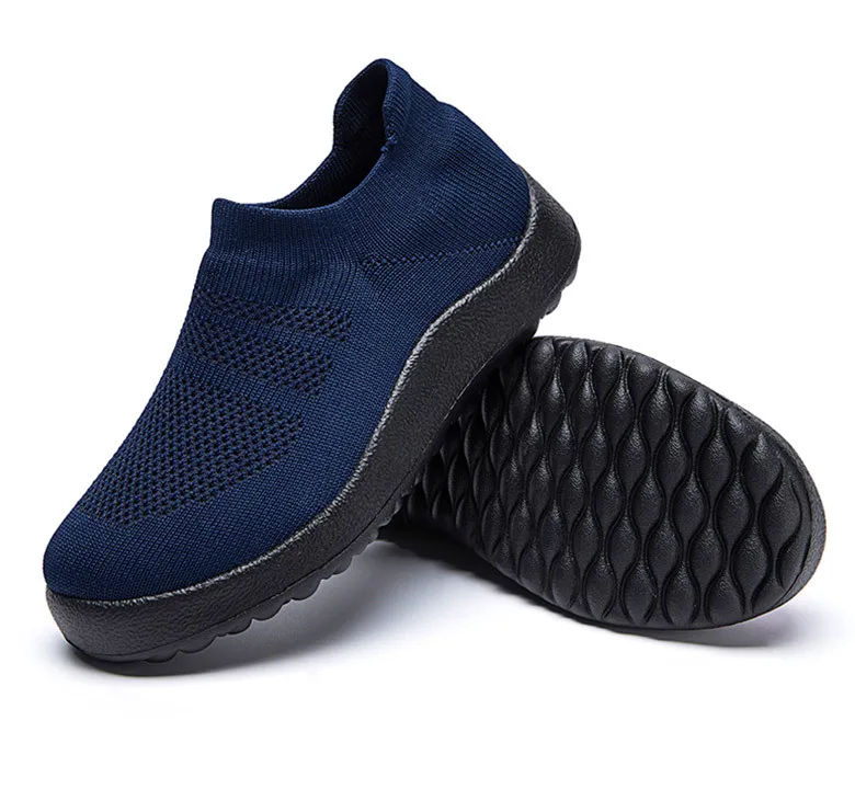 Damen-Sneaker zum Hineinschlüpfen, Damenschuhe, 2023, atmungsaktive Mesh-Turnschuhe für Damen, Sportschuhe, weiße Freizeitschuhe, Zapatillas Mujer – Detail 19