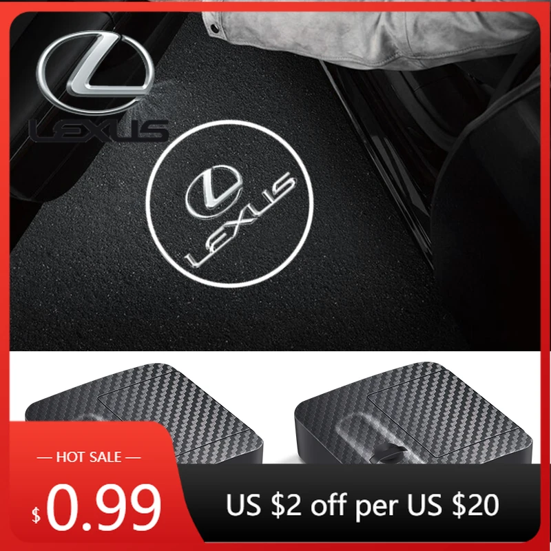 

Interior Stickers 1/2pcs LED Car Door Welcome Logo Light Projector Lamp For Lexus FSPORT LBX NX RX 350h 450h ES UX 300e GS GX IS