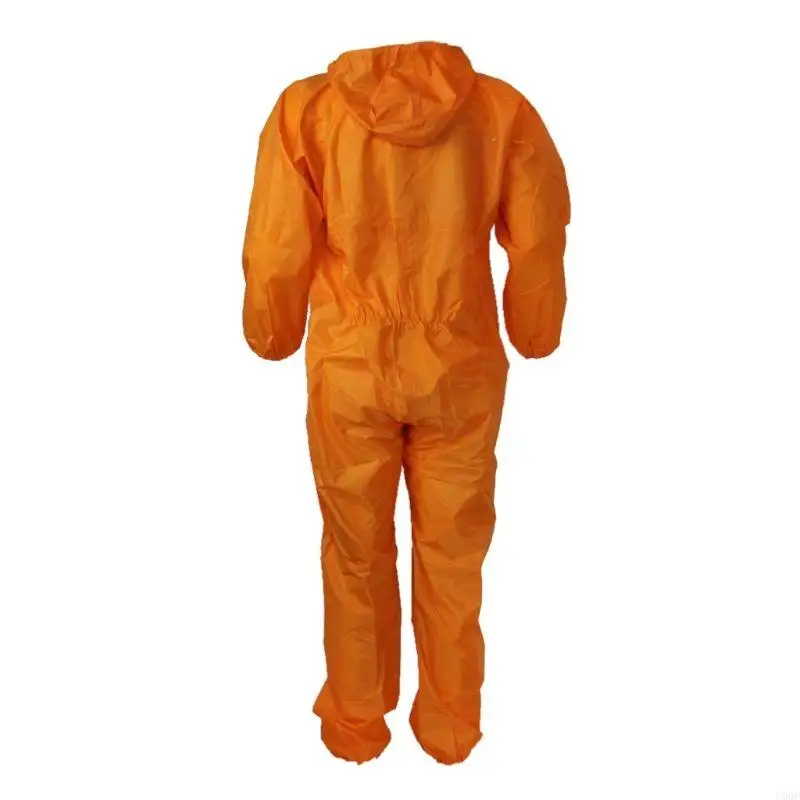 Conjoined Raincoat Coverall Hat Oil-Resistant Work Safety Cycling Waterproof New