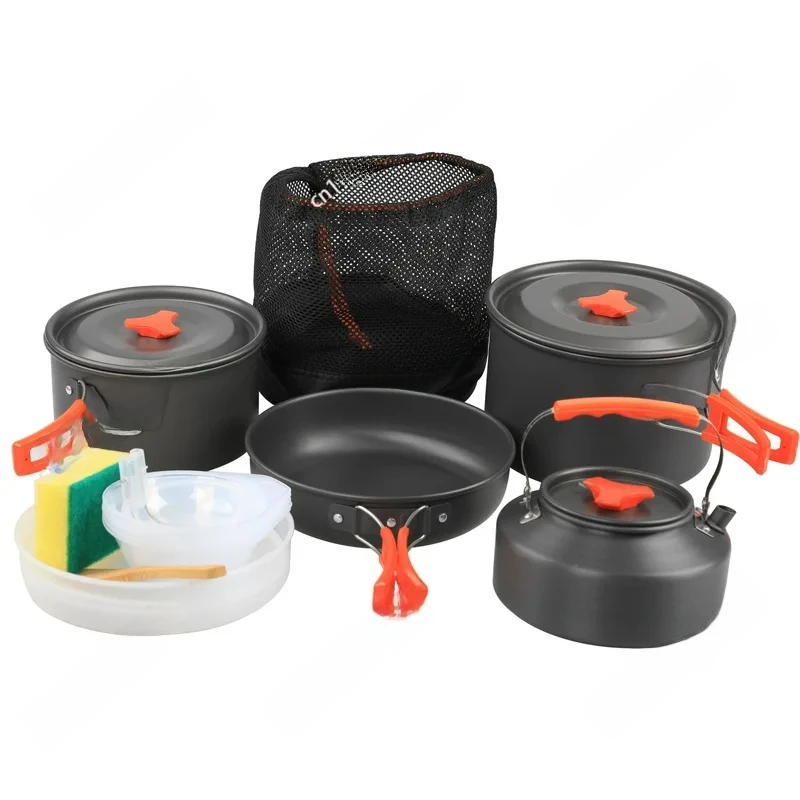 

Outdoor Camping DS-511 With Accessories Portable Travel 4-5 People Multifunctional Picnic Set Pot