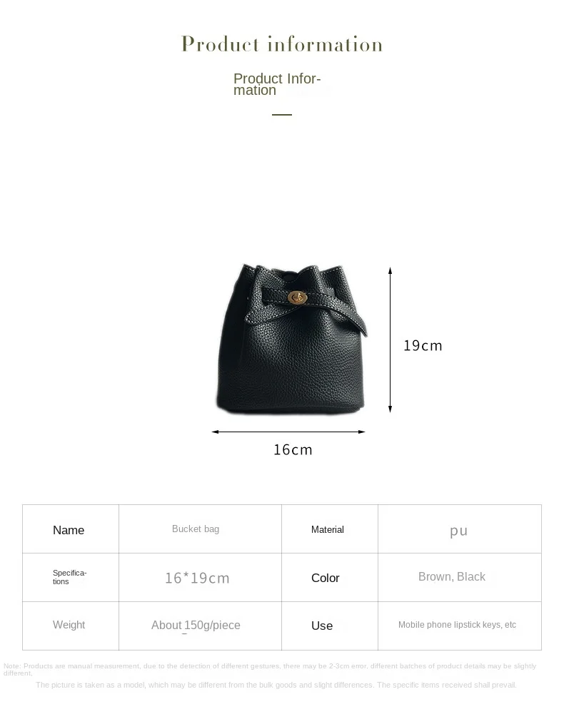 2024 neue Litschi Muster Damen Beutel tasche mit Schloss Zylinder Umhängetasche Umhängetasche kleine Tasche Handy tasche – Detail 10