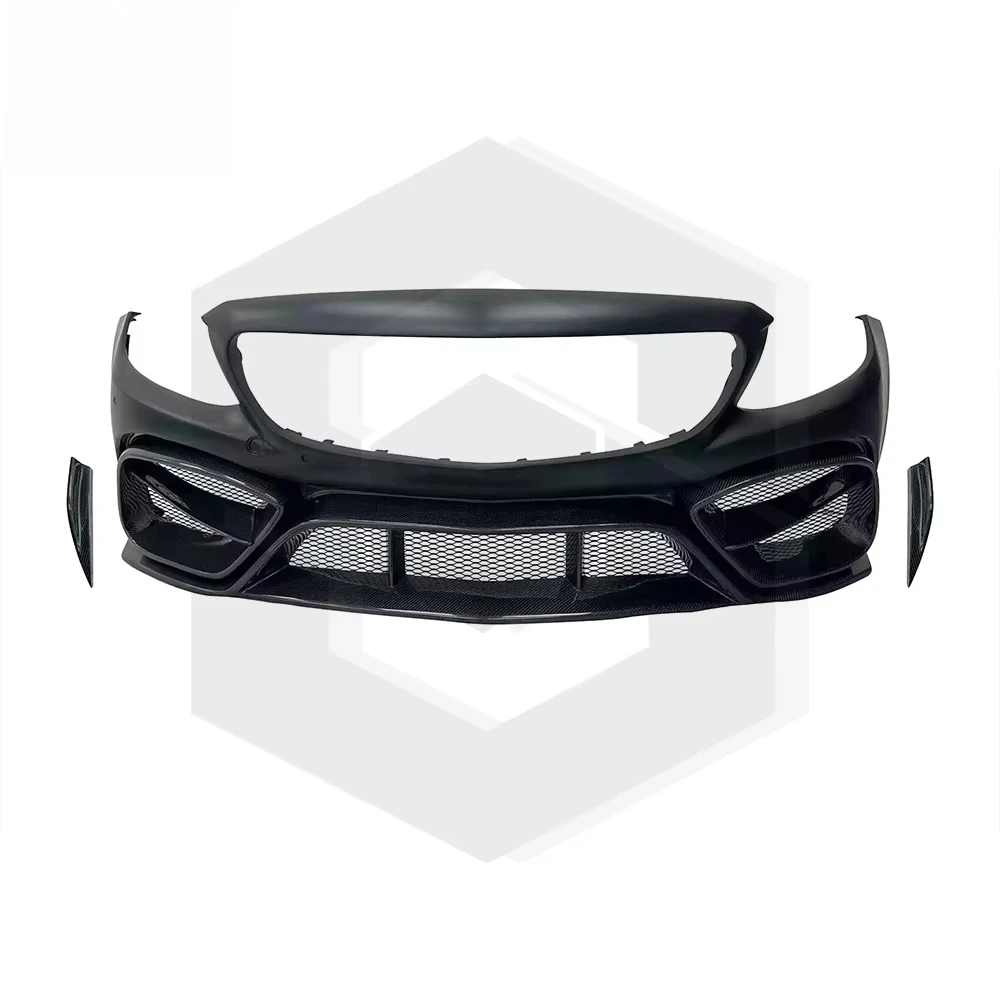 

Half Carbon Fiber IMP Style Front Bumper Fit For Mercedes-Benz W205 C-Class C200 C300 C43 C63