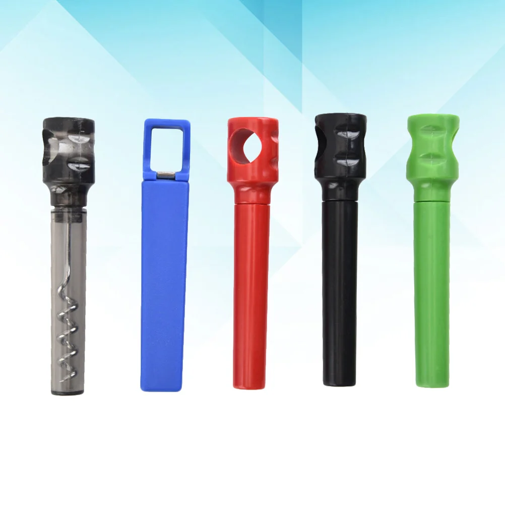 

5Pcs T Shape Wine Opener Heavy Duty Stainless Steel Cork Puller Comfort Grip Handle Portable Bottle Opener for Wine Beer Liquor