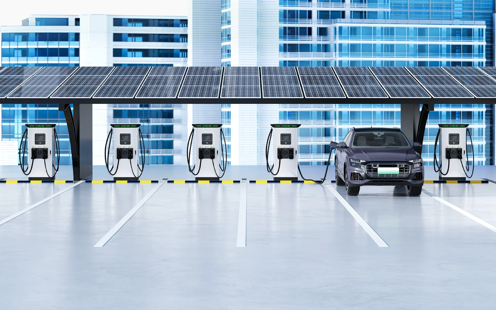 High Output Commercial EV Charger 120kW for Taxi Fleets, City Infrastructure and Highway Charging Networks Worldwide