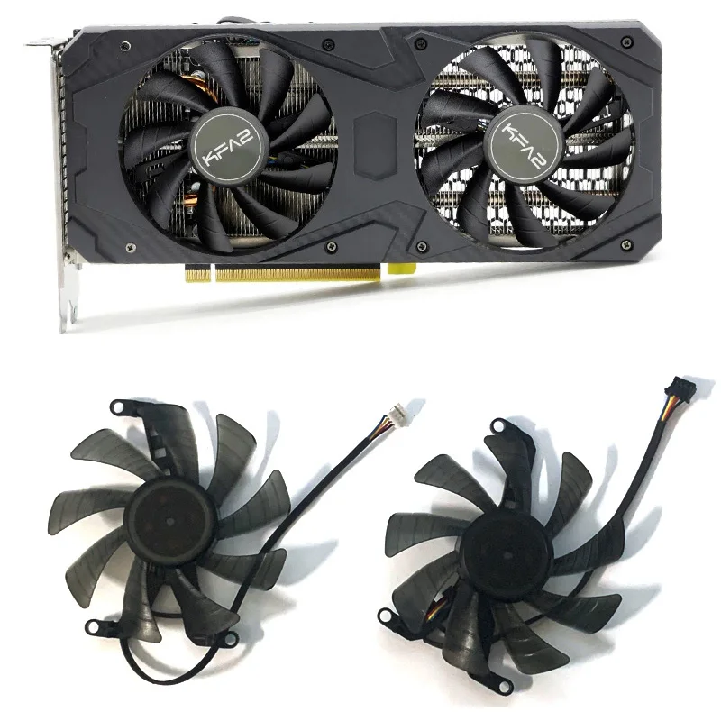 Ventilateur de refroidissement pour GPU, 85mm, 4 broches, DC 12V, 0,45 a, RTX 3060, pour Galaxy RTX 3060, 3060Ti, KFA2, RTX 3060