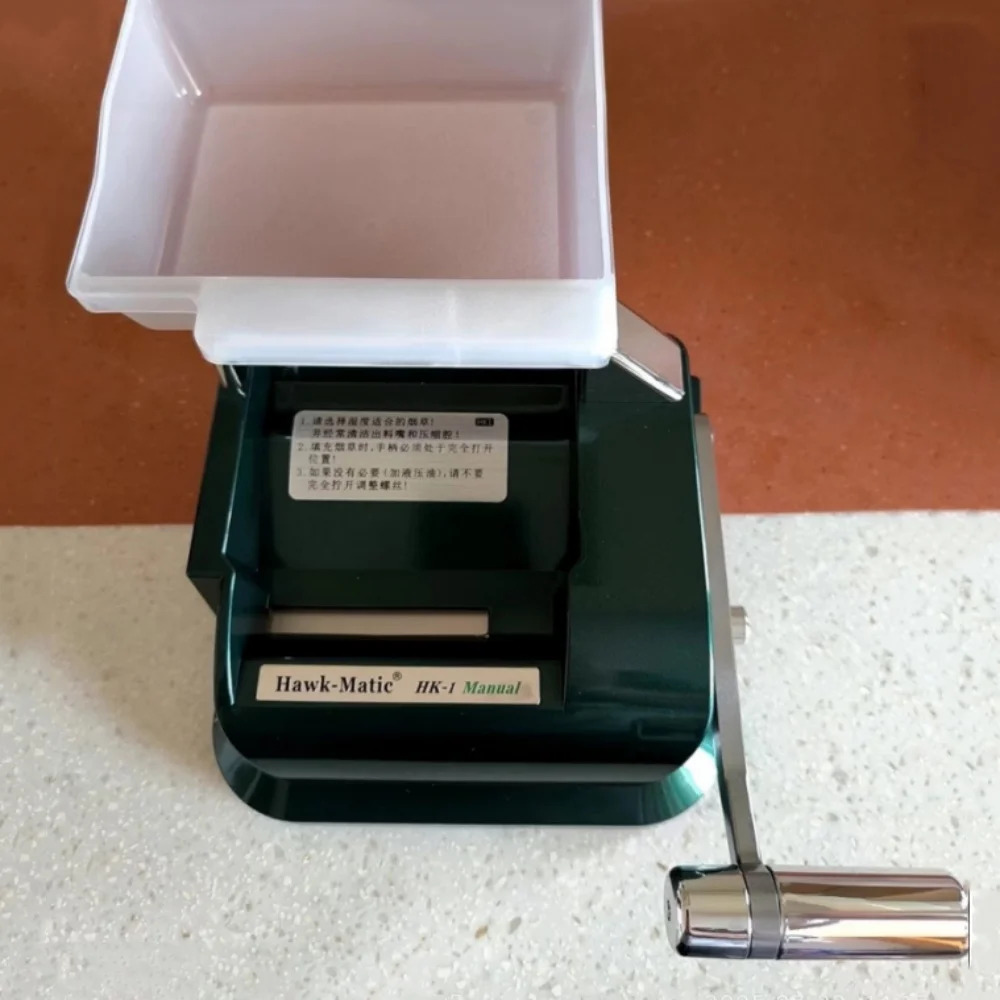 

Hawk-Matic HK-1 Cigarette Injector Machine 5.5/6.5/8mm Metal Hydraulic Tobacco Filling Wrapping Maker DIY Smoking Accessories