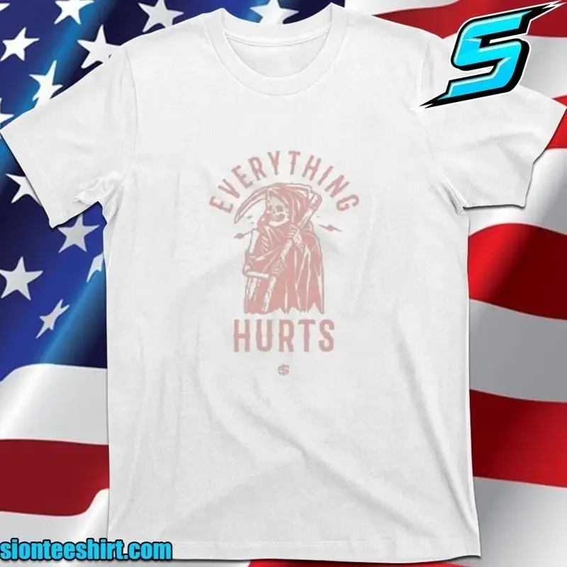Iron Sanctuary Everything Hurts T Shirt 2025 Size S to 5 XL