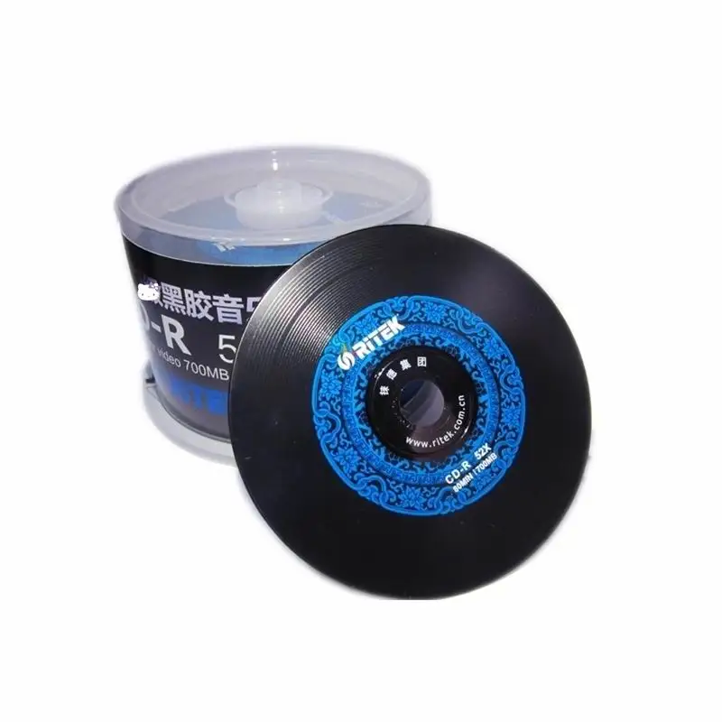 Großhandel Double Black CD beschreibbar 700 MB 80 MIN 52X 50 Stück – Detail 4