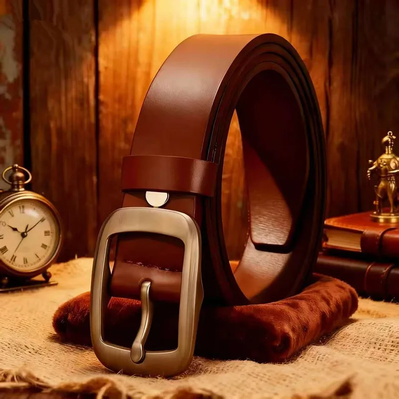 New Genuine leather men belt retro casual fashion belts luxury brand luxurious high-quality belt for men Jeans decoration