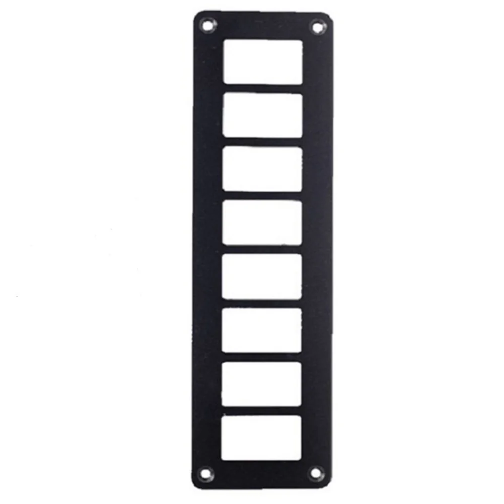 8 Way Switch Panel Housing Holder Aluminum Bracket For Marine Vehicle Trailer SUV Electrical Supplies