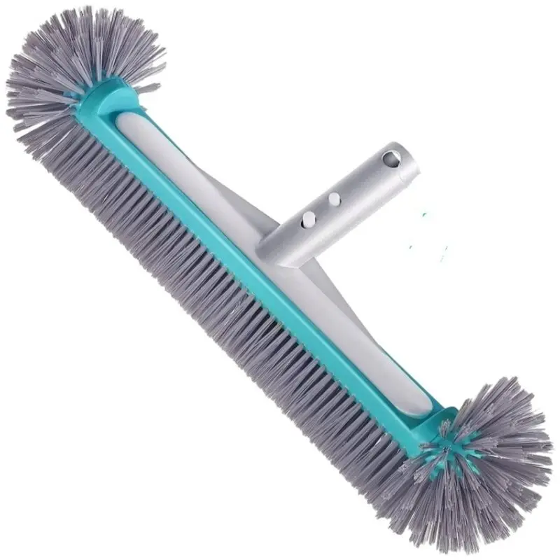 FSTE-Pool Cleaning Supplies, 18-Inch Pool Brush For HEAD, Reinforced Pool Brush, Pool Wall Brush, Moss Removal Brush