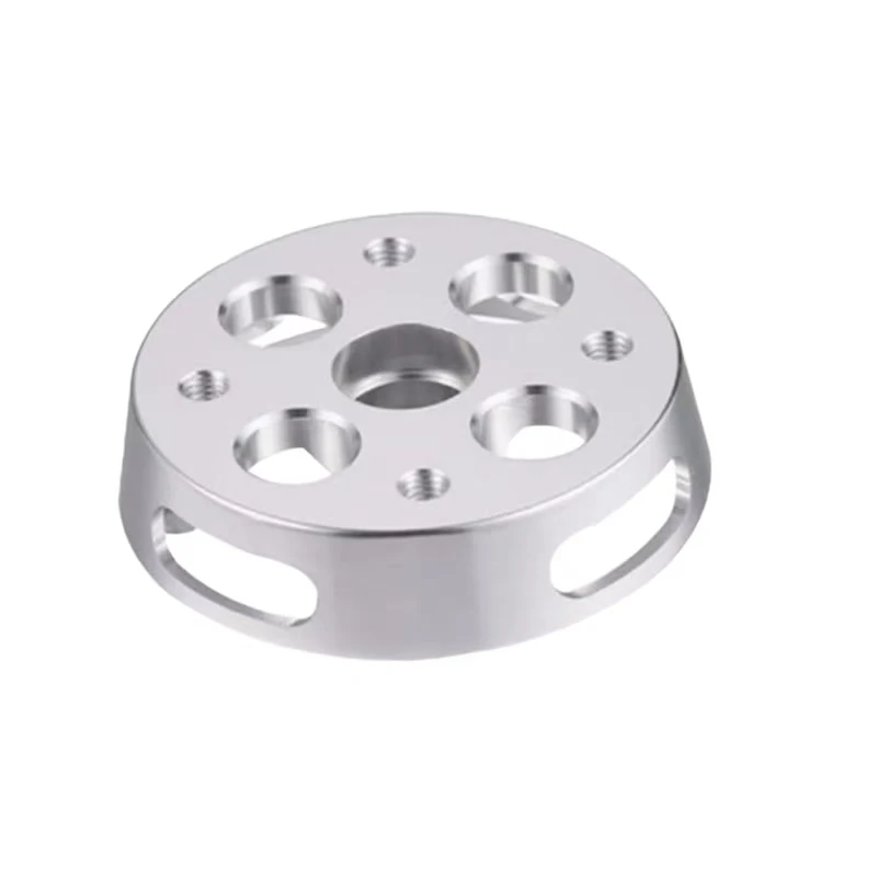 Aluminum alloy round porous metal fixed disc assembly CNC machined aluminum alloy flange