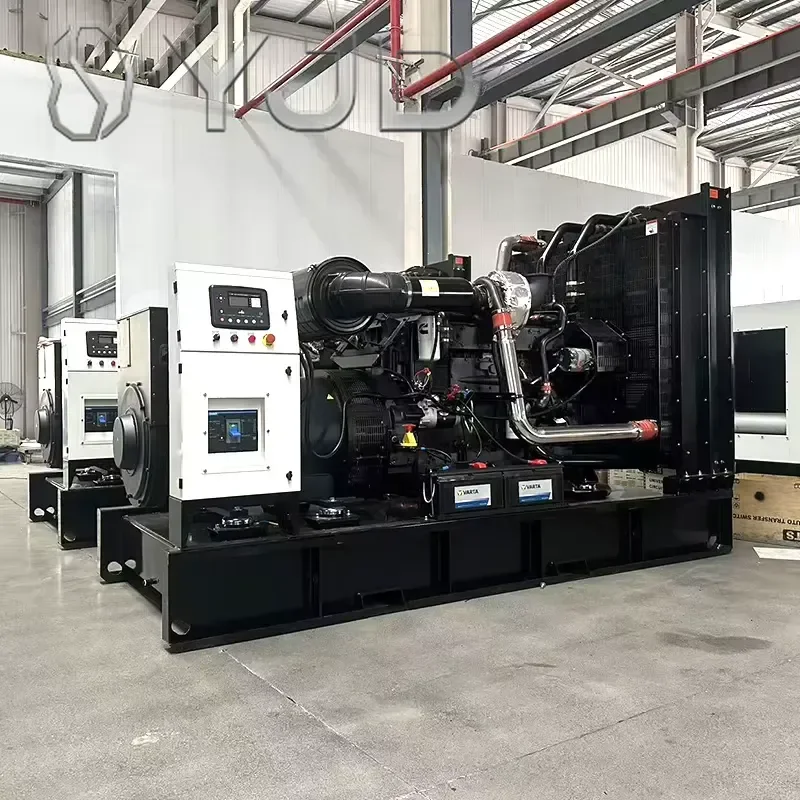 Open Frame Type 500KVA 400KW Diesel Generator Set  QSZ13-G5 Leroy Somer ATS 3-Phase Water Cooled with CE