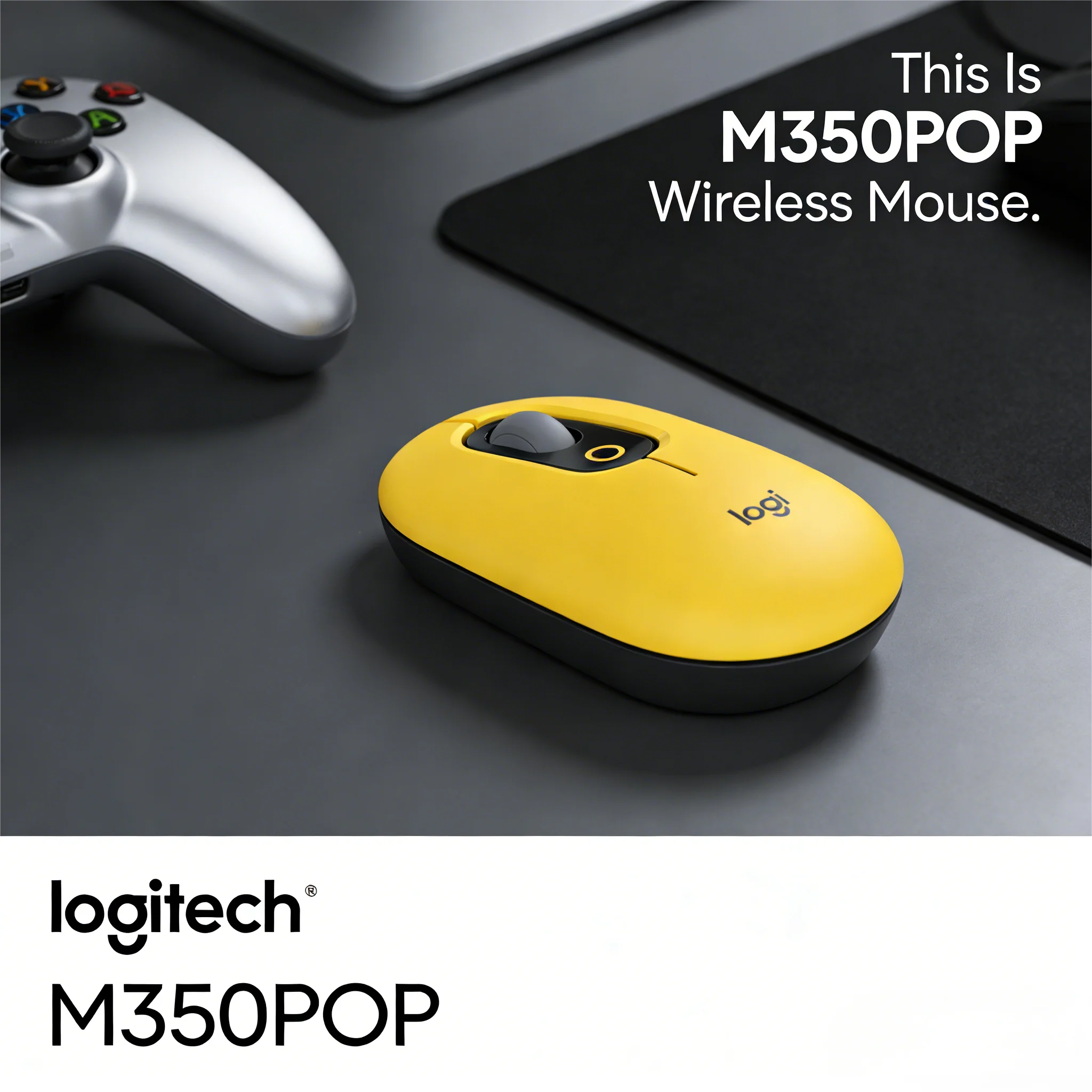 

Long Battery Life Mouse, Logitech M350 POP for Office