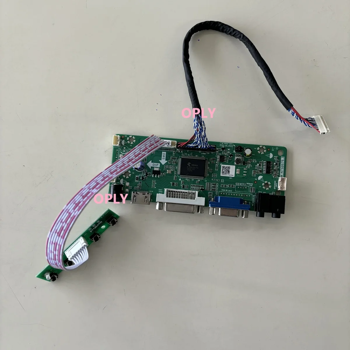 HDMI-compatible VGA DVI Controller board for HSD100IFW1-A00 HSD100IFW1-A04 HSD100IFW1 HSD100IFW4-A00 1024X600 LCD panel 10.1